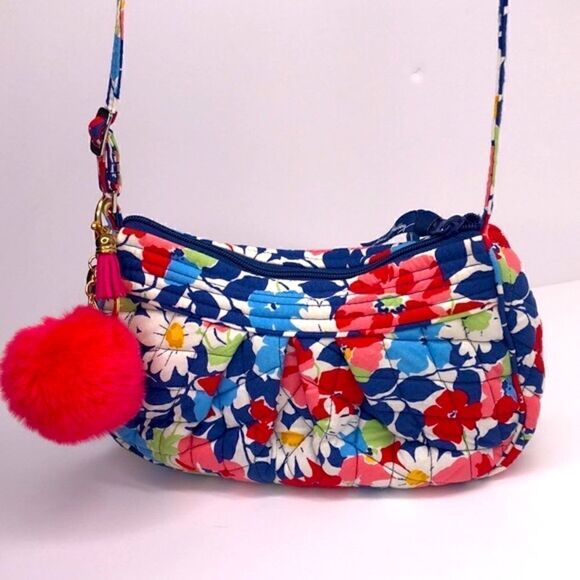 Vera Bradley Crossbody Bag, Summer Cottage Summer 2012, Bag Charm - Picture 4 of 11